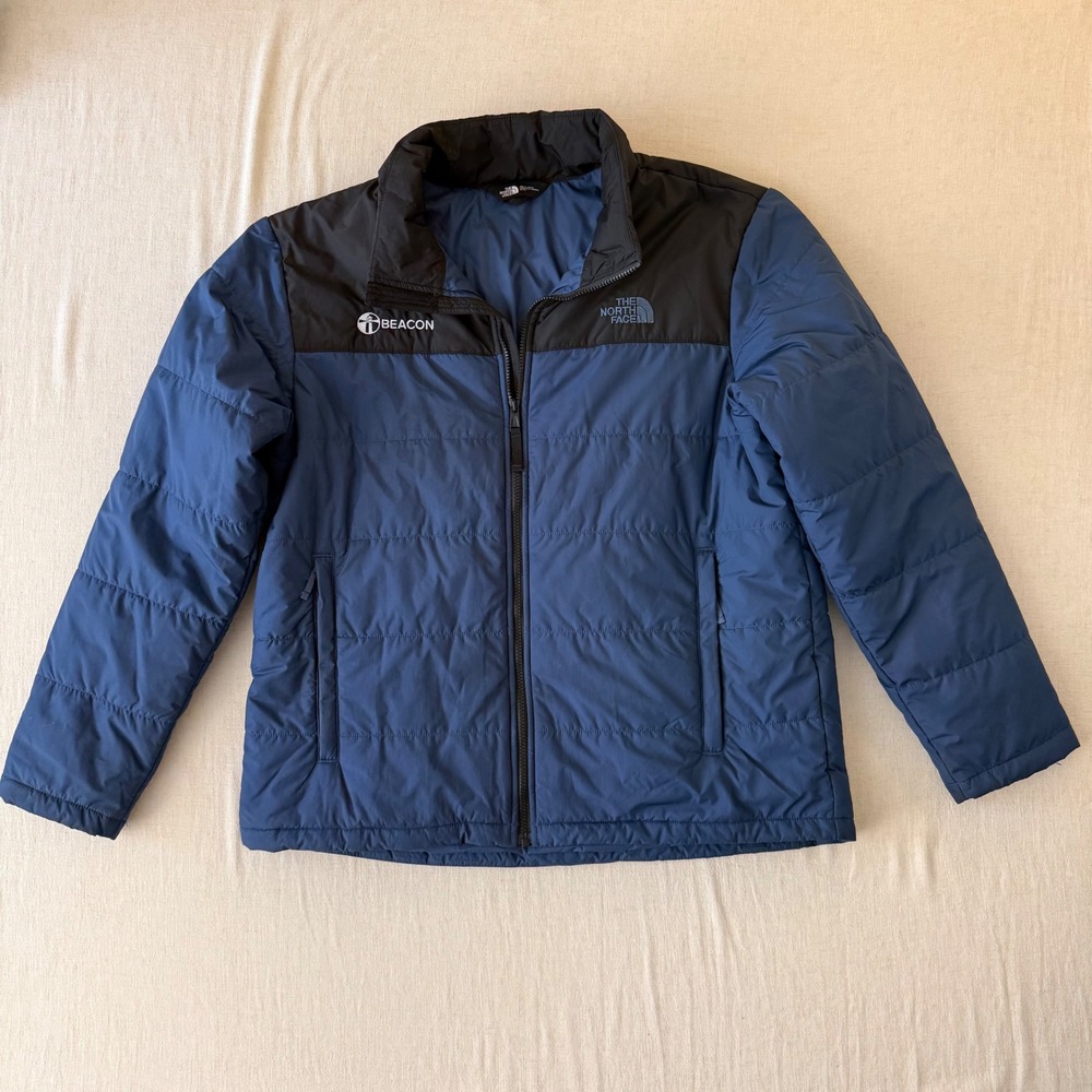 The North Face XL Everyday Insulated Puffer Jacket Shady Blue Black